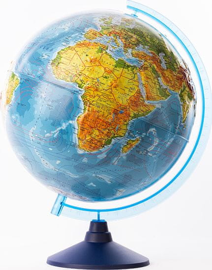Alaysky's Globe  Globus zeměpisný s reliéfem CZ 32 cm