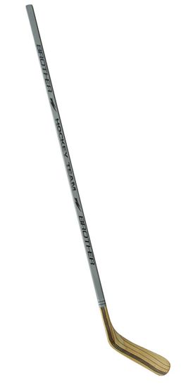ACRAsport BROTHER 6655P laminovaná hokejka pravá 147cm - šedá