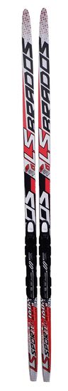ACRAsport Běžecké lyže šupinaté Brados LS Sport s vázáním NNN červené 205 cm