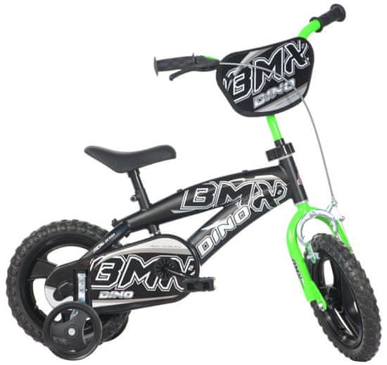 Dino bikes Dětské kolo Dino BMX černé 12"