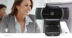 Nedis WCAM110BK webkamera Quad HD 2K@30fps, automatické ostření