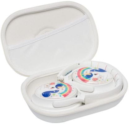  bezpečná dětská sluchátka buddpyhones Cosmos+  bluetooth kabelové připojení pěkný zvukový projev omezená hlasitost