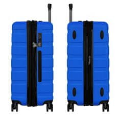 AVANCEA® Cestovní kufr DE2708 modrý M 66x44x29 cm