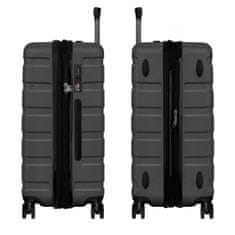 AVANCEA® Cestovní kufr DE2708 šedý M 66x44x29 cm