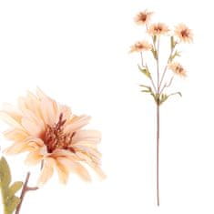 Autronic Chryzantéma, umělá květina, krémová