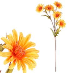 Autronic Chryzantéma, umělá květina, žlutá