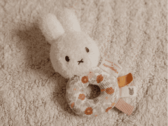 Little Dutch - Chrastítko králíček Miffy vintage kytičky