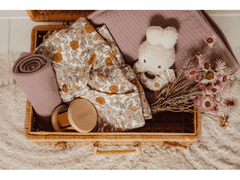 Little Dutch - Chrastítko králíček Miffy vintage kytičky