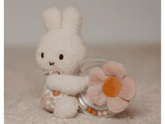 Little Dutch - Chrastítko s korálky králíček Miffy vintage kytičky