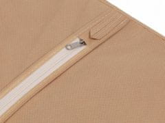 Kraftika 1ks (65x160 cm) béžová obal na oděvy z netkané textilie