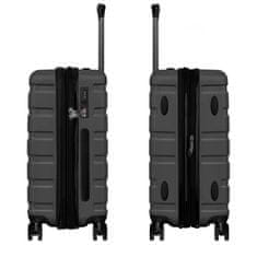 AVANCEA® Cestovní kufr DE2708 šedý S 55x38x25 cm