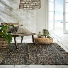Flair Rugs Kusový koberec Idris Black/Natural 120x170 cm
