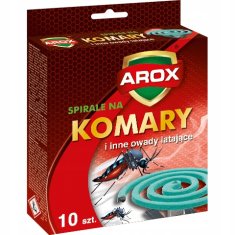 AROX Spirály Pro Komáry A Jiný Létající Hmyz Arox 10 Ks
