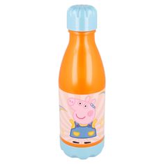 Alum online Dětská plastová láhev na pití Prasátko Pepa 560 ml - oranžová