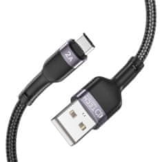 Tech-protect Ultraboost kabel USB / Micro USB 2.4A 2m, černý