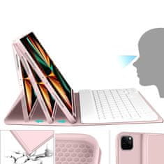 Tech-protect SC Pen pouzdro s klávesnicí na iPad Pro 11'' 2020 / 2021 / 2022, růžové