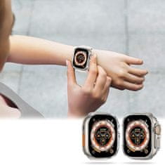 Tech-protect Defense 360 pouzdro se sklem na Apple Watch Ultra 49mm, titanium