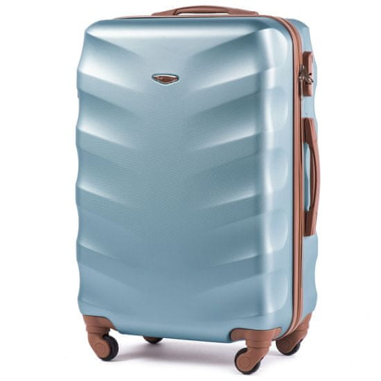 Wings  Cestovní kufr W42 modrostříbrný,25L,palubní,50x35x20
