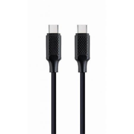 CABLEXPERT GEMBIRD Kabel USB PD (Power Delivery), 100W, Type-C na Type-C kabel (CM/CM), 1,5m, datový a napájecí, černý