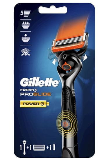 Gillette Fusion Proglide Power Bateriový Holicí Strojek S Technologií Flexball + hlavice 1ks