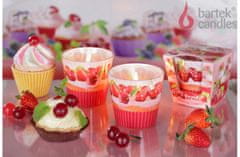 Bartek Svíčka ve skle FRUIT MUFFINS - cherry and strawberry 115g