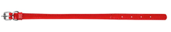 WAUDOG Kulatý kožený obojek červený 17-20cm,	šířka obojku: 6mm červená