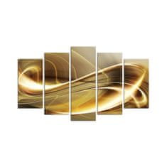 Wallity Vícedílný obraz GOLDEN FEVER 62 110 x 60 cm