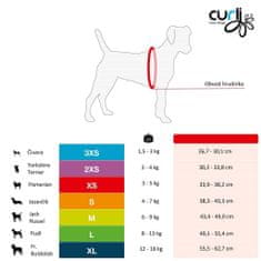 curli Postroj pro psy se sponou Air-Mesh Skyblue, L, 8-13 kg