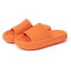 Pohodlné protiskluzové pantofle 39-40, oranžová