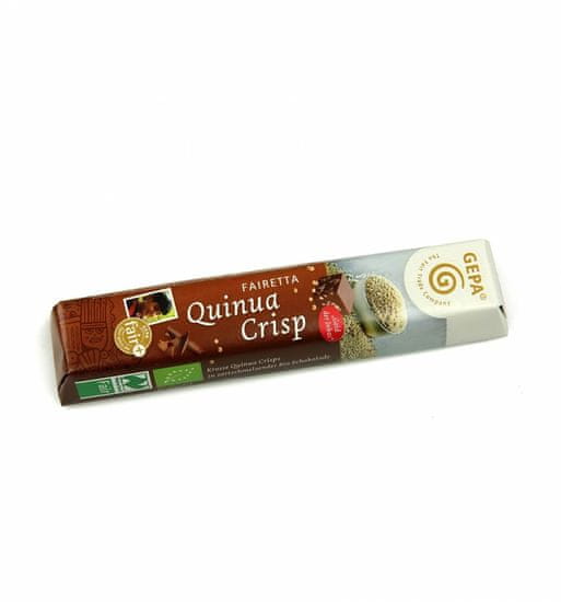 Gepa Bio mléčná čokoláda s quinoou 45 g