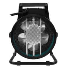 VONROC Elektrické topení s ventilátorem - 3300W/5000W - Keramika |Třífázové napájení 400V