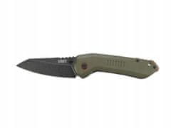 CRKT CR-6280 OVERLAND OD GREEN kapesní nůž 7,6 cm, zelená, G10