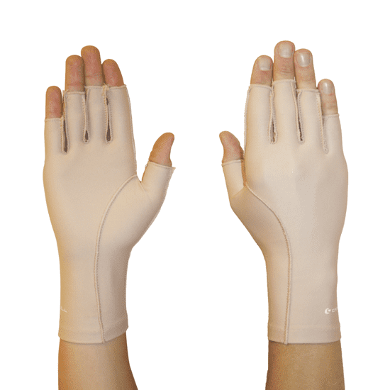 CATELL Kompresní rukavice EDEMA Light 3/4 délka béžová, C7050*