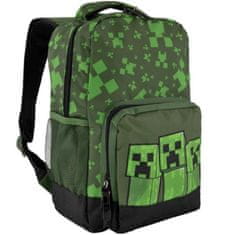 Fashion UK Chlapecký batoh s přední kapsou Minecraft - Creepers