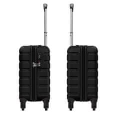 AVANCEA® Cestovní kufr DE2708 Černý XS 47x31x21 cm