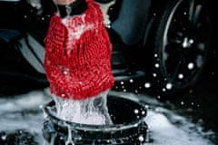 Nuke Guys  Chenille Red - Mikrovláknová mycí rukavice