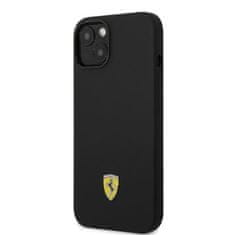 Ferrari FEHMSIP14MBK hard silikonové pouzdro iPhone 14 PLUS 6.7" black Silicone Metal Logo Magsafe