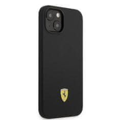 Ferrari FEHMSIP14SBK hard silikonové pouzdro iPhone 14 6.1" black Silicone Metal Logo Magsafe