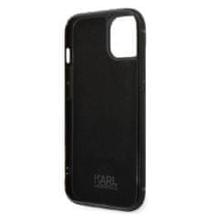 Karl Lagerfeld KLHCP14MCSSK hard silikonové pouzdro iPhone 14 PLUS 6.7" black Signature Logo Cardslot