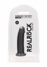 Shots Toys Shots REALROCK 15,3 cm Dual Density Silicone Dildo Black