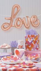 Unique Balónkový banner Love růžově zlatý 274cm