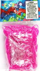 Rainbow Loom Original-gumičky-600ks- průhledné růžové
