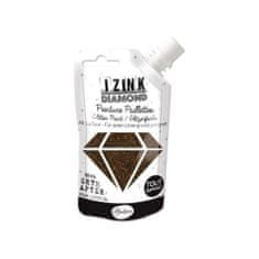 Aladine Diamantová barva IZINK Diamond - black coffee, tmavě hnědá, 80 ml