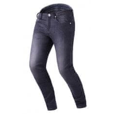 RSA Zkrácené jeansy na motorku Route CE černé Velikost: W36/L30