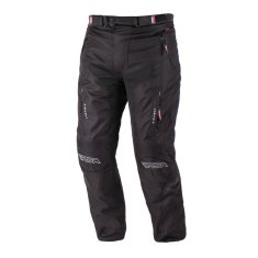 RSA Prodloužené kalhoty na motorku Racer 2 černé Velikost: XL