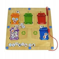 Tooky Toy Puzzle Magnetická tabule Segregation