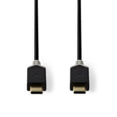 Nedis CCBW64700AT20 propojovací kabel USB 3.2 (Gen1), zástrčka USB C - zástrčka USB C, 2 m, antracit