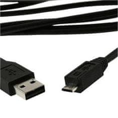 sapro Kabel USB 2.0 A/B micro 0,5m černý