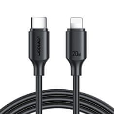 Joyroom USB-C kabel - Lightning 480Mb/s 20W - 2m - Černá KP22541