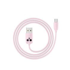 Hoco USB Kabel - KX1 USB-C 1m - Růžová KP22747